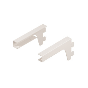 Кронштейны для ЛДСП , 150x70x18 мм, магнолия, 2 шт LJPS0323 Public Steel Россия