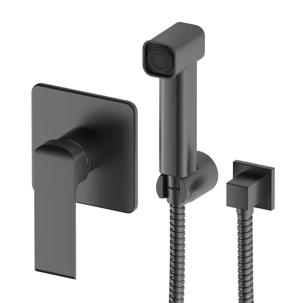 Гигиенический душ Esko Nant 5IN1Black набор со смесителем цвет черный матовый STLM-2055514