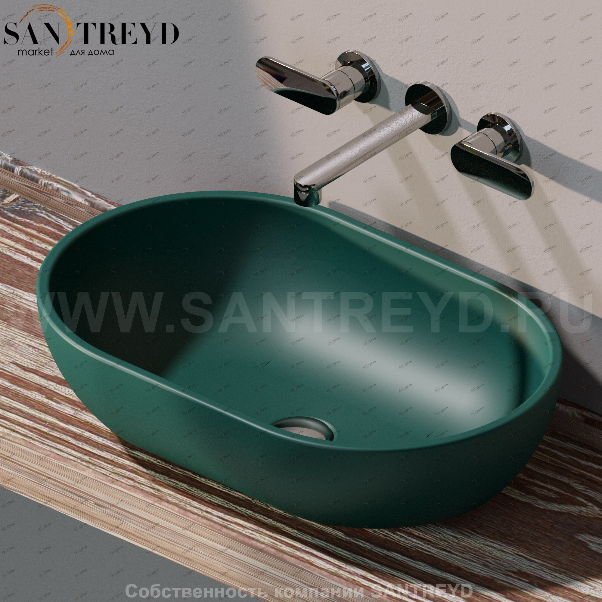 PS62C5020 Накладная раковина на столешницу  овальная Ceramica Flaminia Pass