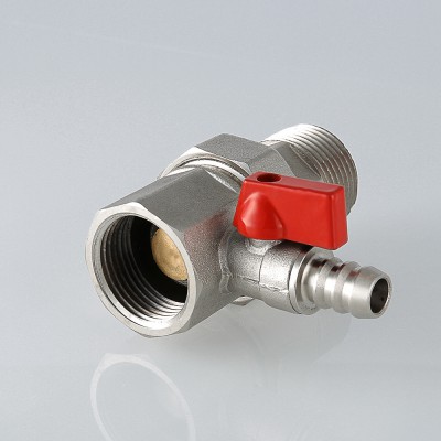 VT.537.N.06 Сгон-отсекатель с дренажным краном Valtec 1"  - Вид №1