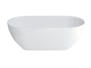 Овальная ванна в центре комнаты