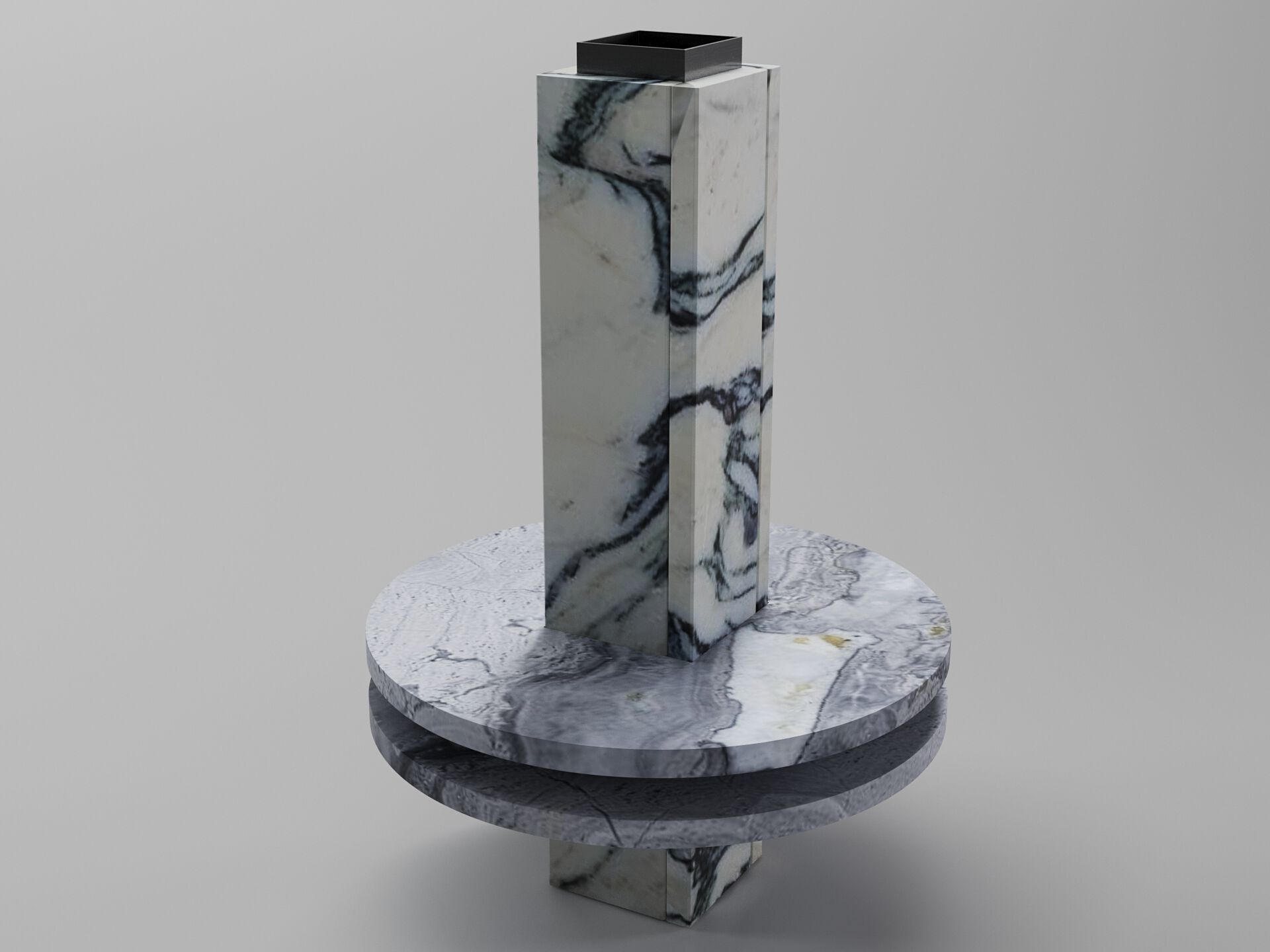 Мраморная ВАЗа VESTA FURNITURE Спутник ARCH-00057671 - Вид №2