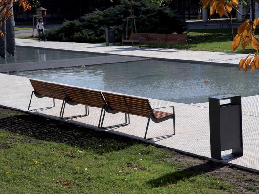 mmcité1 Урна для мусора из стали с пепельницей Radium sun-id-1366735 - Вид №5