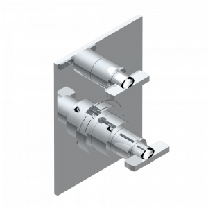 U2A-5300BE Ручки регулировки для термостата THG с вентилем арт.5300AE Thg-paris Le 11 Хром