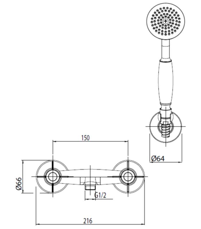 EPC01501 Смеситель M&Z Epoca Santreyd - Вид №1