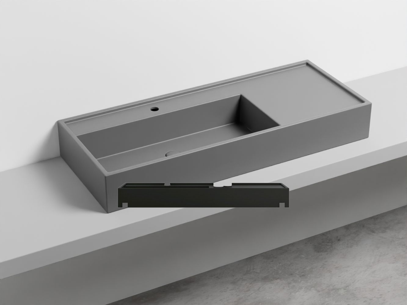 PNLA-LV Керамическая раковина на одно отверстие 140 cielo Plinio Ceramica Cielo