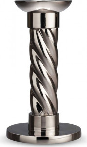 10628098 L’Objet Набор из 2 подсвечников 14см "Карусель" Сталь нержавеющая