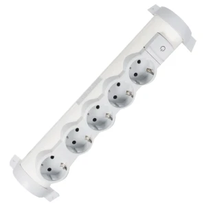 Колодка для удлинителя Legrand 5 розеток с заземлением 3500 Вт цвет белый