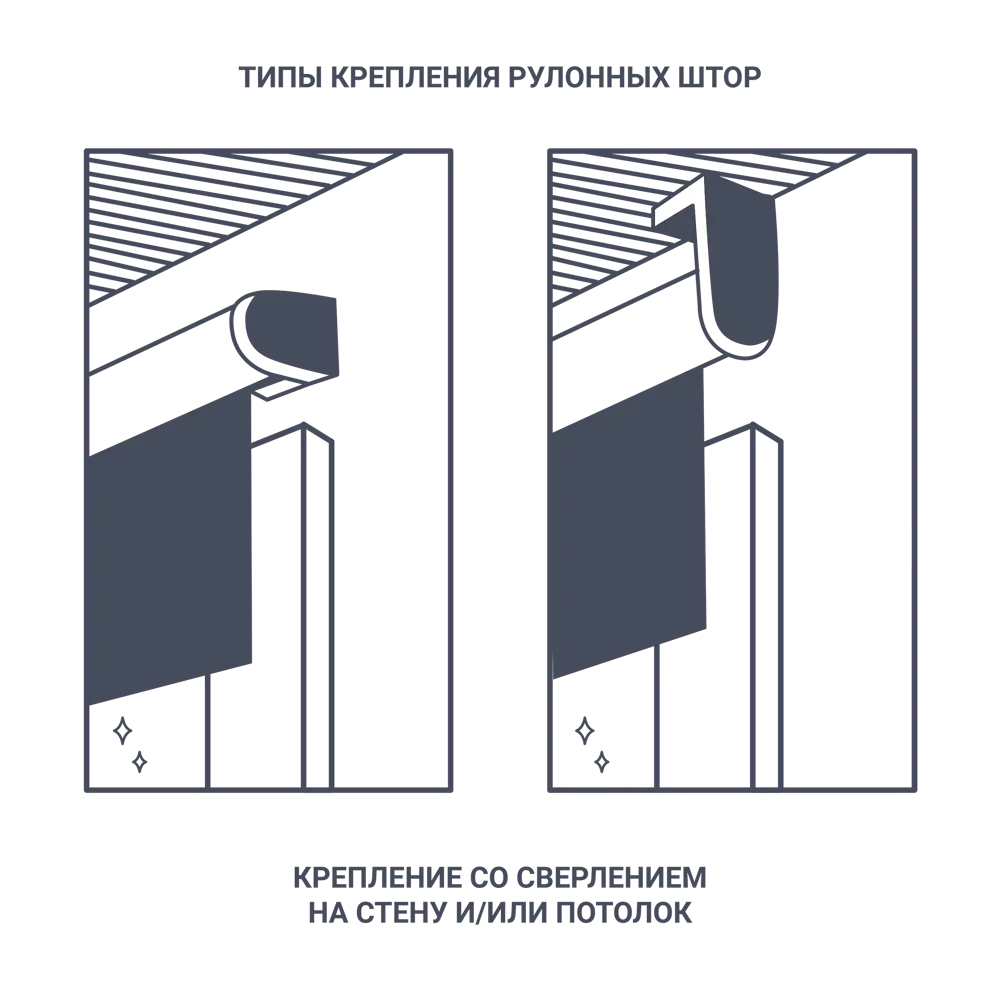 Рулонная штора MIAMOZA день-ночь серый блэкаут 140×175 см 82614532 Д/Н BLACKOUT STLM-0031744 - Вид №4