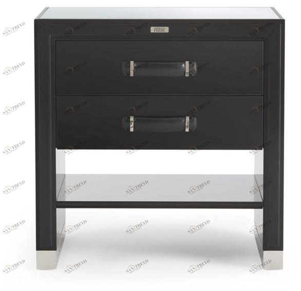 Gianfranco Ferré Home Прямоугольная тумбочка из дерева с ящиками Hamilton sun-id-1512379