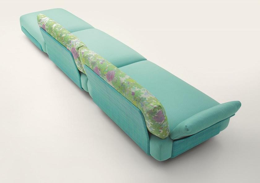 Paola Lenti Садовый диван из ткани со съемным чехлом sun-id-1345668 - Вид №1