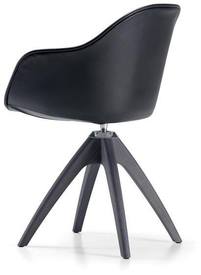 Alias Кожаное кресло с подлокотниками New lady 07f - Вид №1