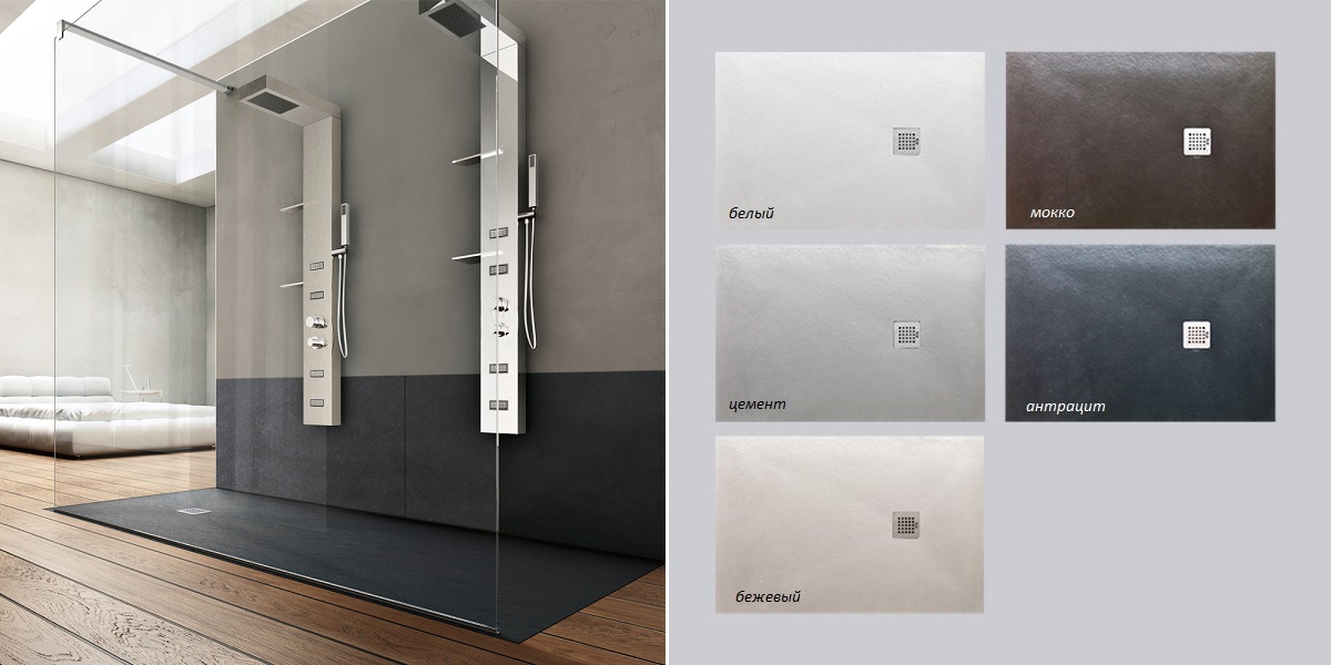 Душевой поддон Forma 90 см 5FRB8NO Gruppo Geromin - Вид №1