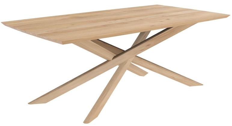 Ethnicraft Прямоугольный обеденный стол из дуба Oak mikado 50178/50179/50180 - Вид №1