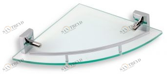 Угловая полка с ограждением Novaservis Metalia 12 0258.0 хром 02580