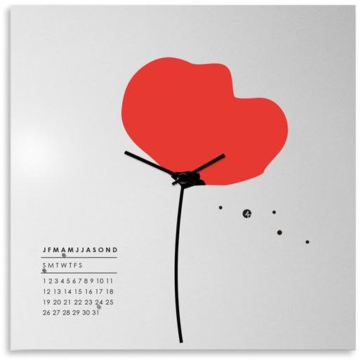 Designobject.it Часы / календарь из листового металла  It412  - Вид №1