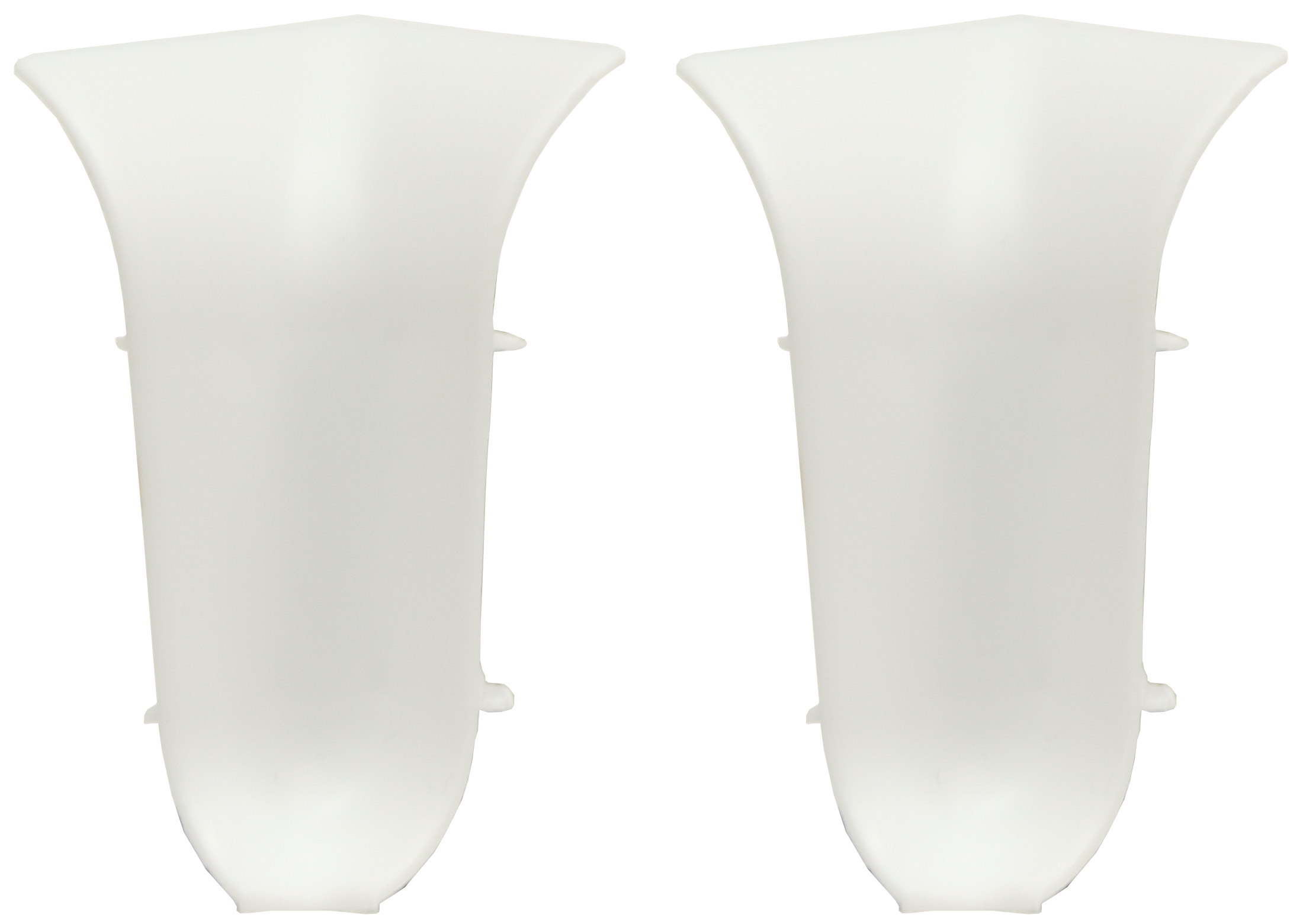 83411503 Угол для плинтуса внутренний белый 55 мм 2 шт. STLM-0041103 ARTENS 