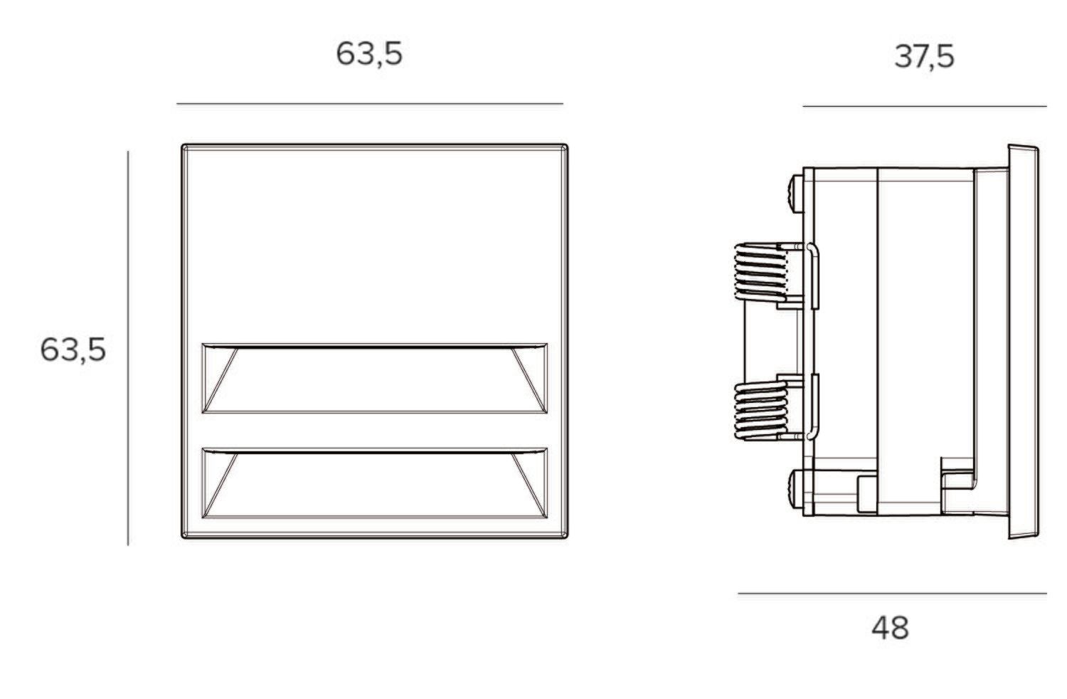 Открытый настенный светодиодный маркер TARGETTI Zedge ARCH-00092191 - Вид №5