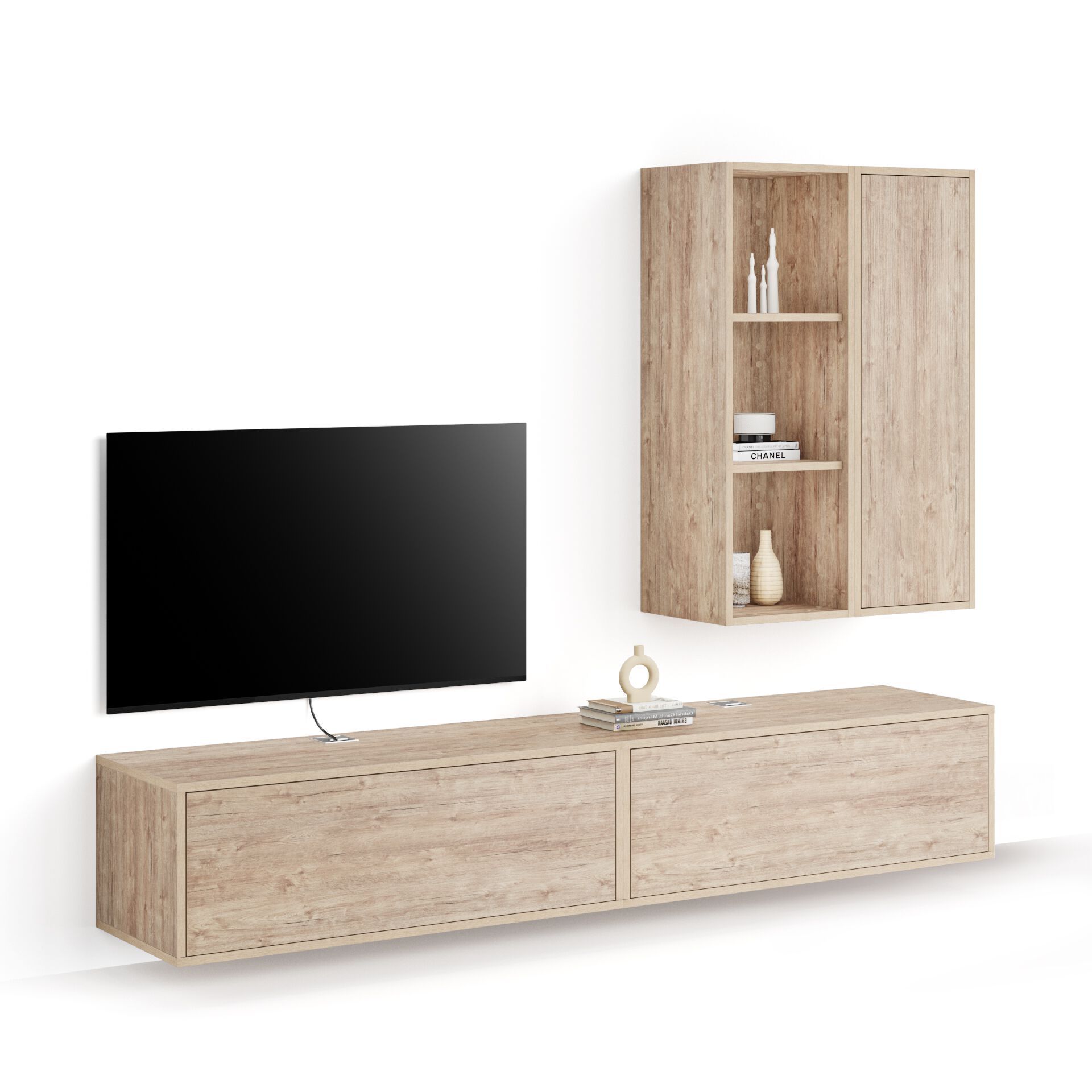 Модульная оборудованная стена установленная стеной в меламинированном Mobili Fiver IACOPO ARCH-00070420 - Вид №60