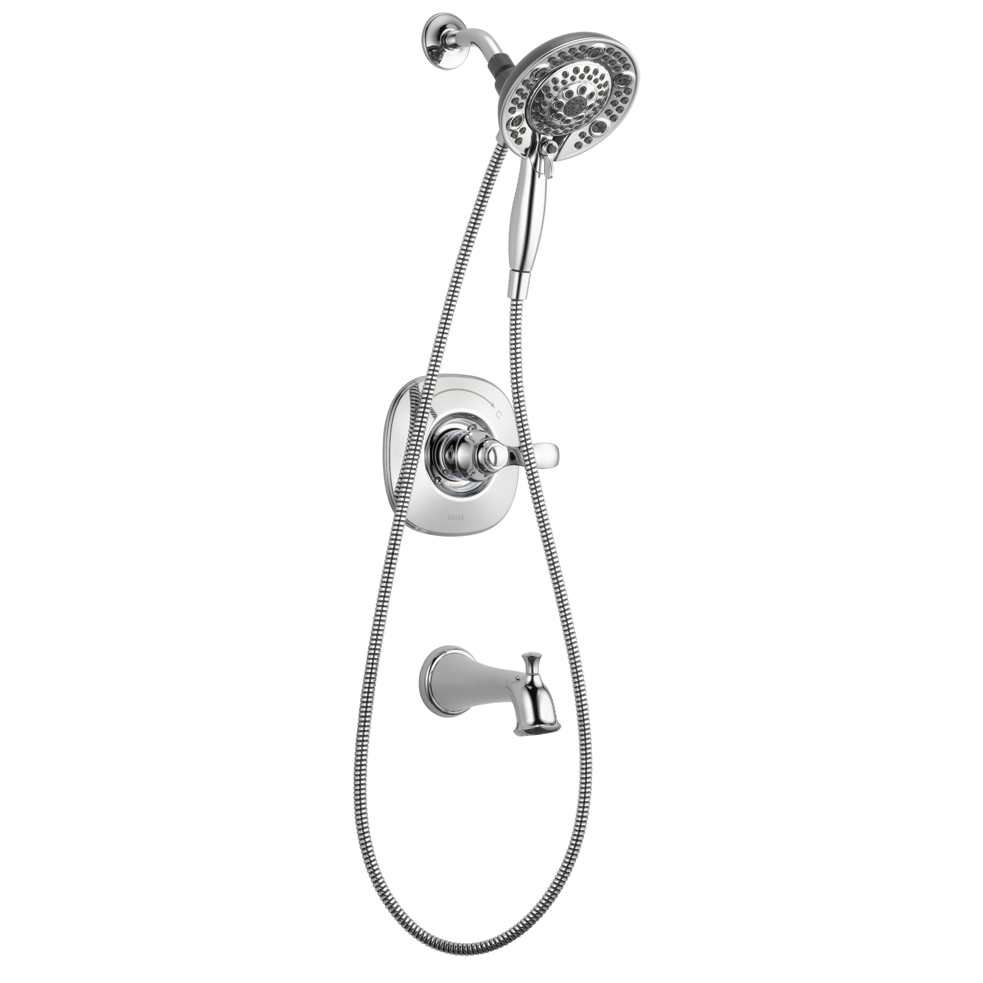 144710-I20 Ванна и душ Monitor® серии 14 с In2ition® Delta Faucet Nura Хром