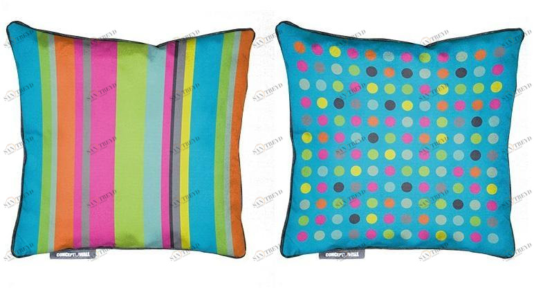 CONCEPTUWALL Подушка из ткани квадратная Rayures sun-id-1485987