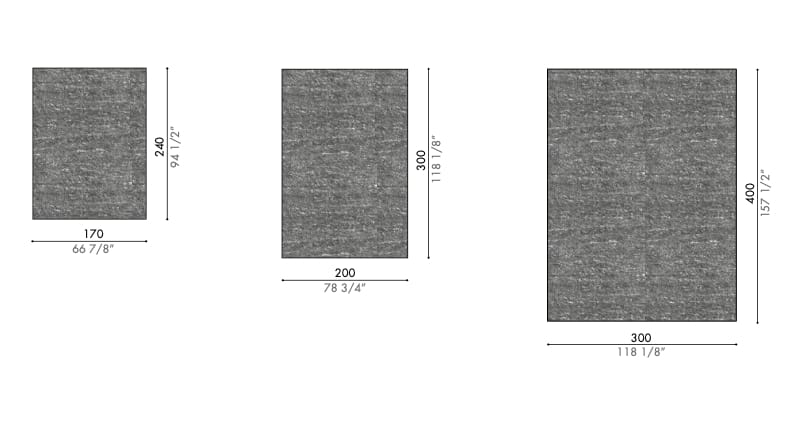 Рециркулированный любимчик прямоугольный сплошной цвет ковер Désirée divani DAMAN ARCH-00028795 - Вид №2