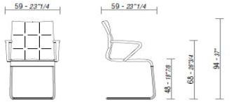 ESTEL GROUP Консольный стул с подлокотниками Verso sun-id-1356475 - Вид №8