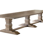 Сделанный на заказ стол Тоскана с тройным пьедесталом ijlbrown sun-id-3251841 - Вид №3