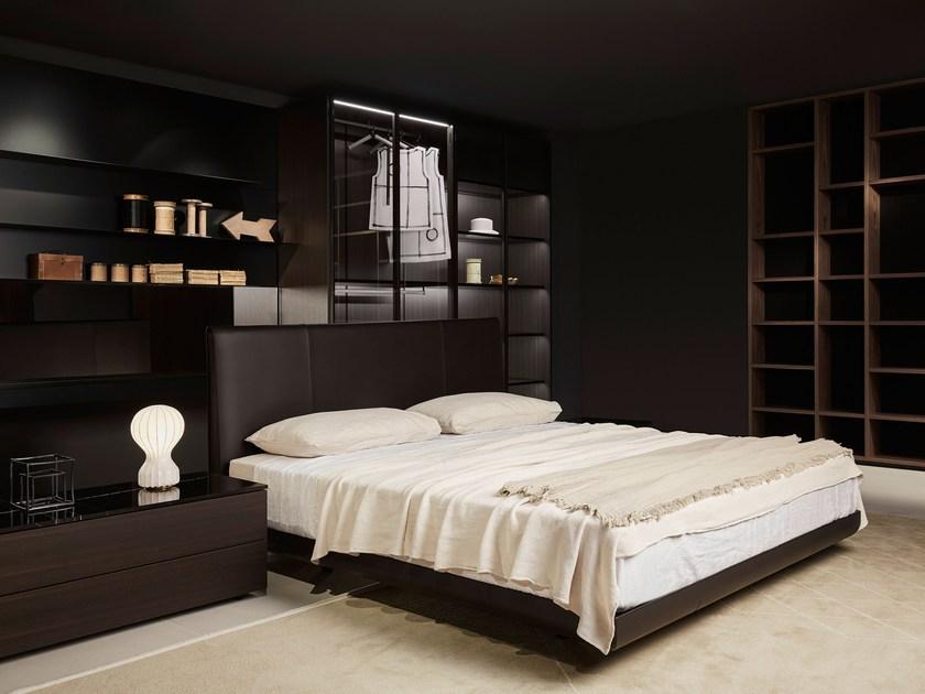 Porro Кровать двуспальная в коже с высоким изголовьем sun-id-1515943 - Вид №5