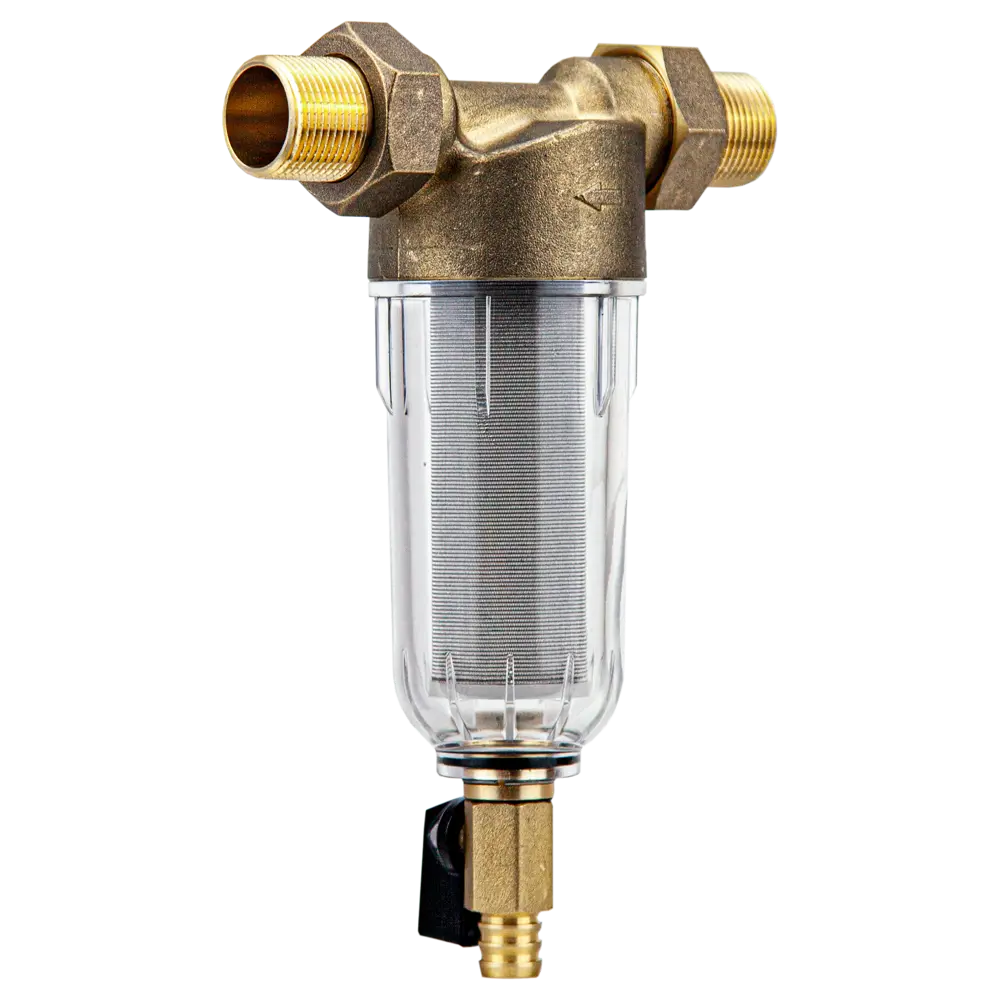Промывной фильтр для ХВС Посейдон 3/4" НР 100 мкм латунь 13619 STLM-2084926