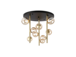 Потолочный светильник из дутого стекла