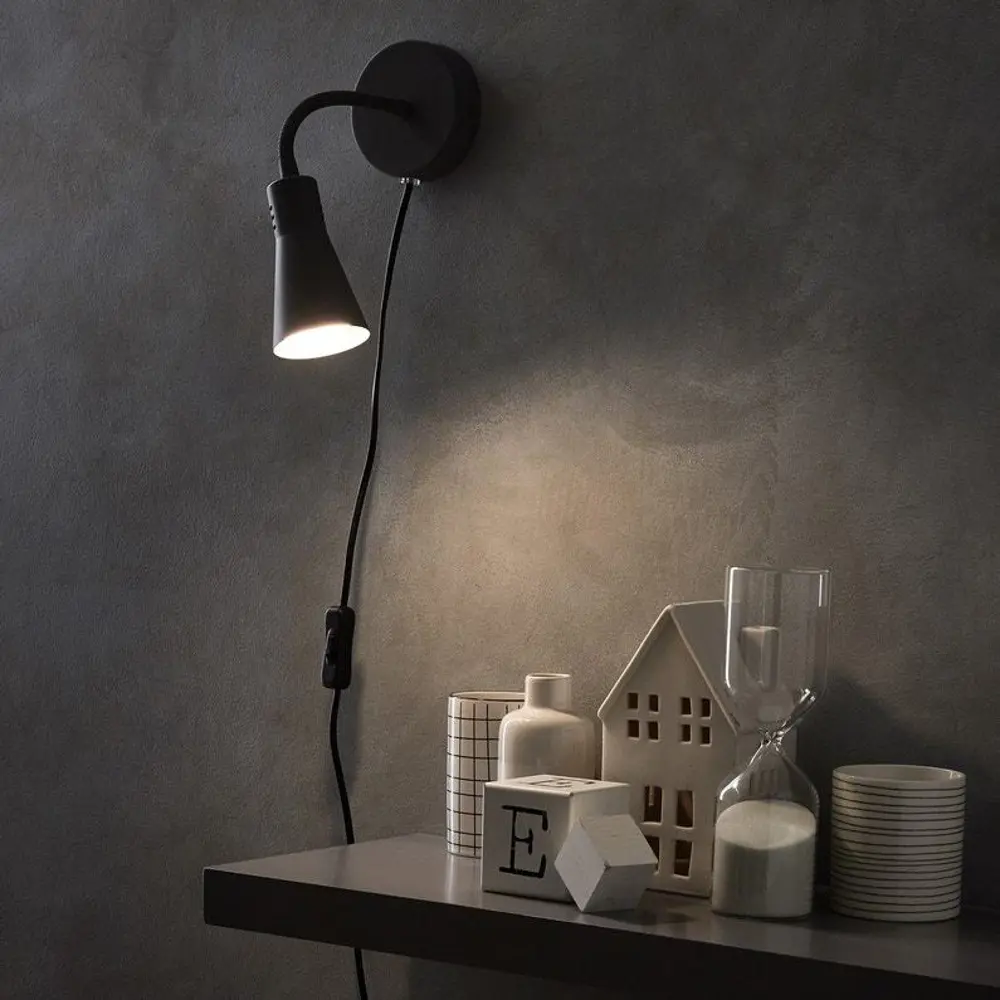 INSPIRE Skit — настенное бра в матовом серебре для уютного освещения 81983708 STLM-0016551