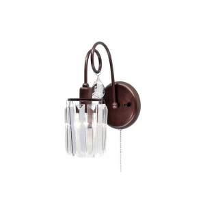 Бра хрустальное коричневое "Синди" CL330313 CITILUX СИНДИ КОРИЧНЕВЫЙ 00-3928024 Коричневый;прозрачный