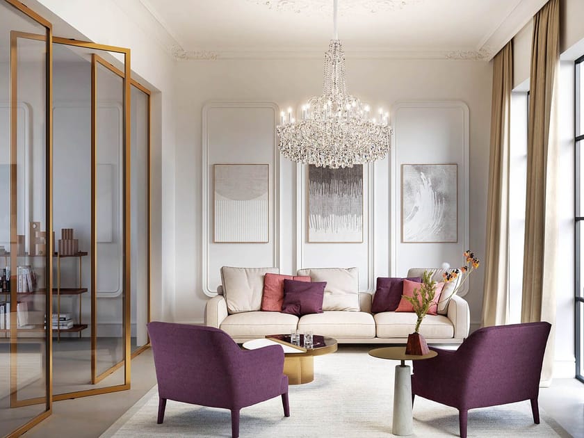 Подвесной светильник с кристаллами Masiero Aqaba ARCH-00087893