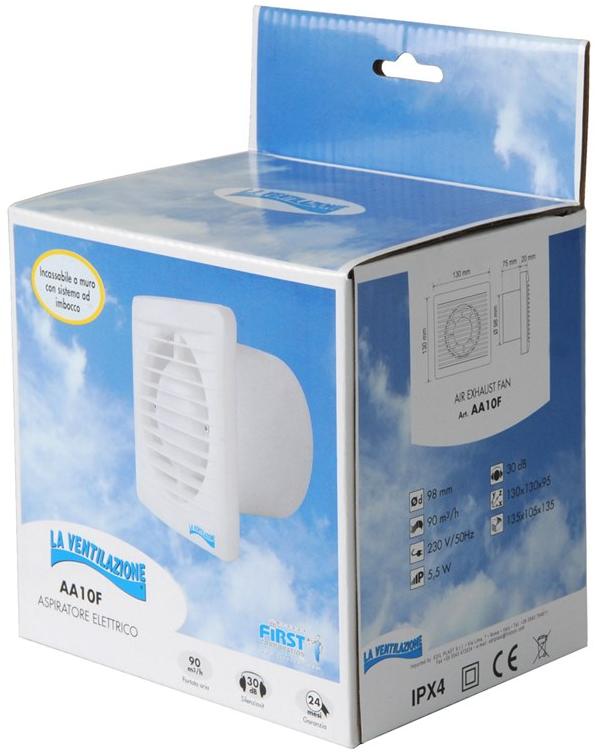 First Corporation Настенный осевой вентилятор La ventilazione Aa10f - Вид №1