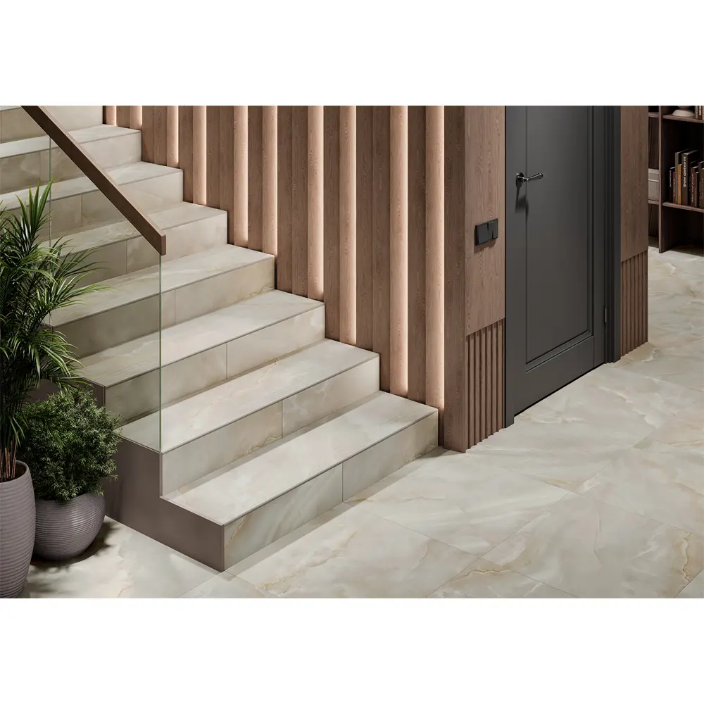 Глазурованный Alma Ceramica Onika 04 60x60 см 1.8 м2 матовый цвет бежевый 89453620 STLM-2158246