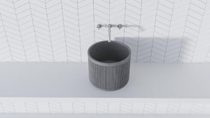 WВ-612 Раковина из бетона WB-612 BET-ON