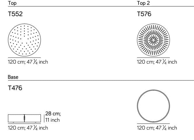 Журнальный столик с металлическим основанием и деревянным верхом Amura сита ARCH-00140470 - Вид №8