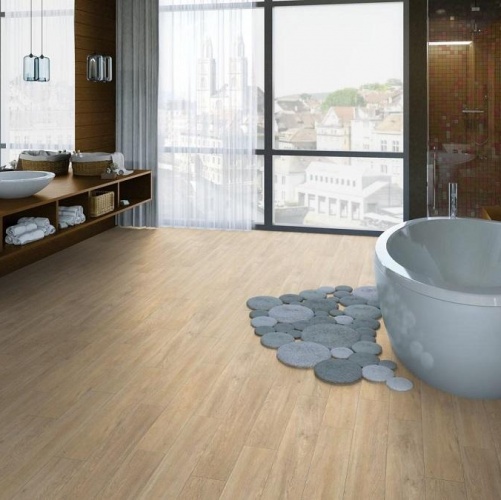 Виниловый ламинат Tarkett Lounge Lorenzo Дуб с брашью (Текстурированная) 914,4х152,4/101,6 мм 1000901230 - Вид №1