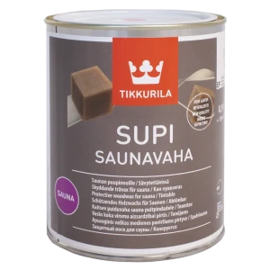 Воск для сауны Tikkurila Supi Saunavaha прозрачный 0.9 л