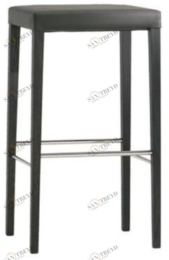 Andreu World Высокий дубовый табурет с подставкой для ног Valeria Bq7518-bq7527