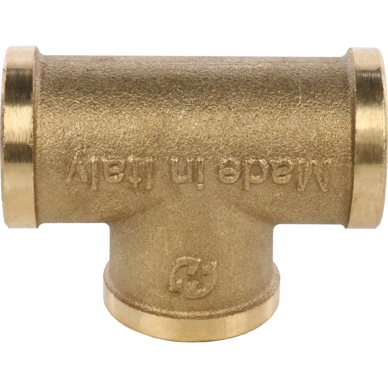 Тройник ВР 3/8" латунь STOUT SFT0019000038 - Вид №1