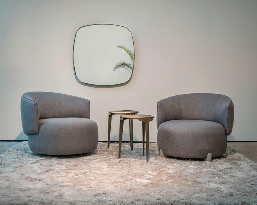 Piet Boon Поворотное тканевое кресло с подлокотниками Jane sun-id-1355480 - Вид №2