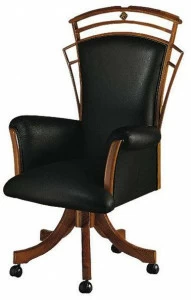 Carpanelli Мягкое кресло с подлокотниками на колесиках  Po17