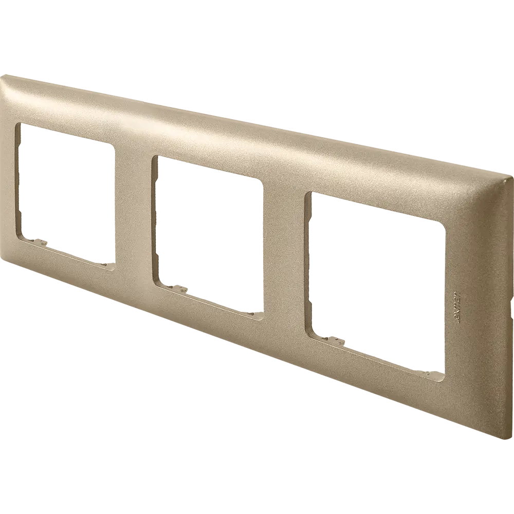 LEXMAN LILIAN - Декоративная рамка на 3 поста, цвет Шампань 86761614 STLM-1460520 - Вид №1