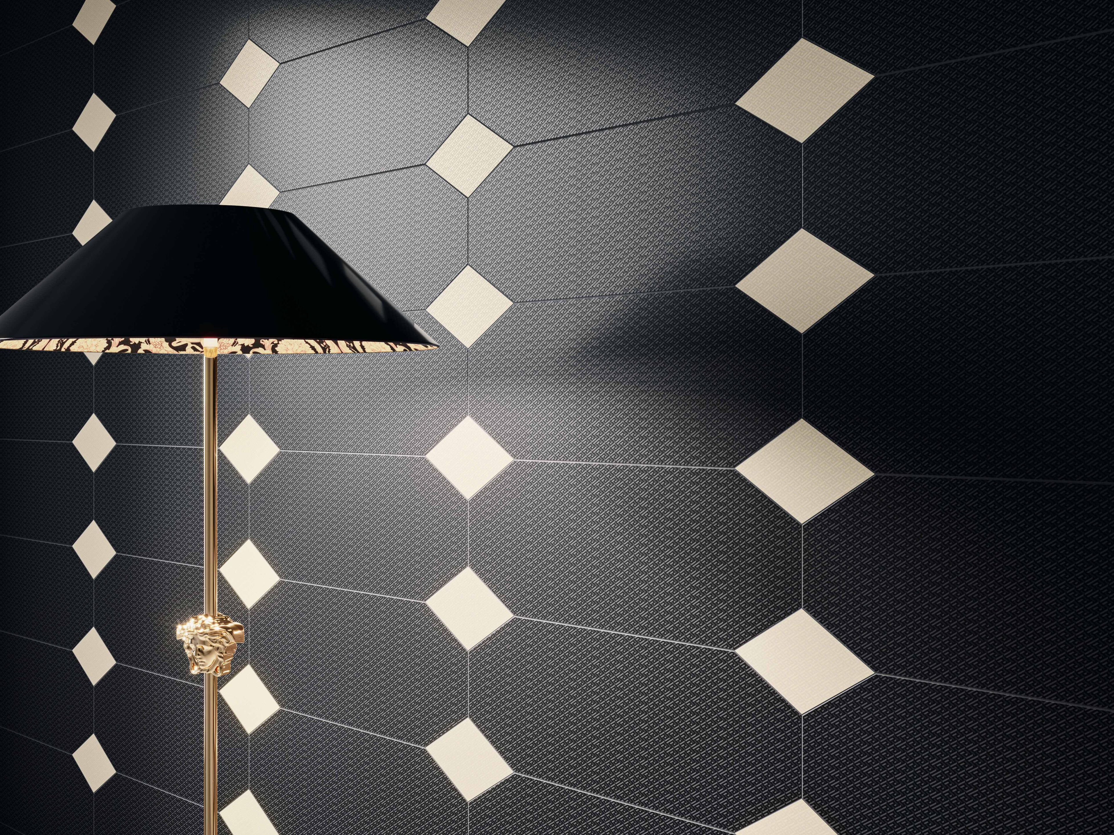 Пол / керамогранит Versace Ceramics La Greca Signature ARCH-00055877