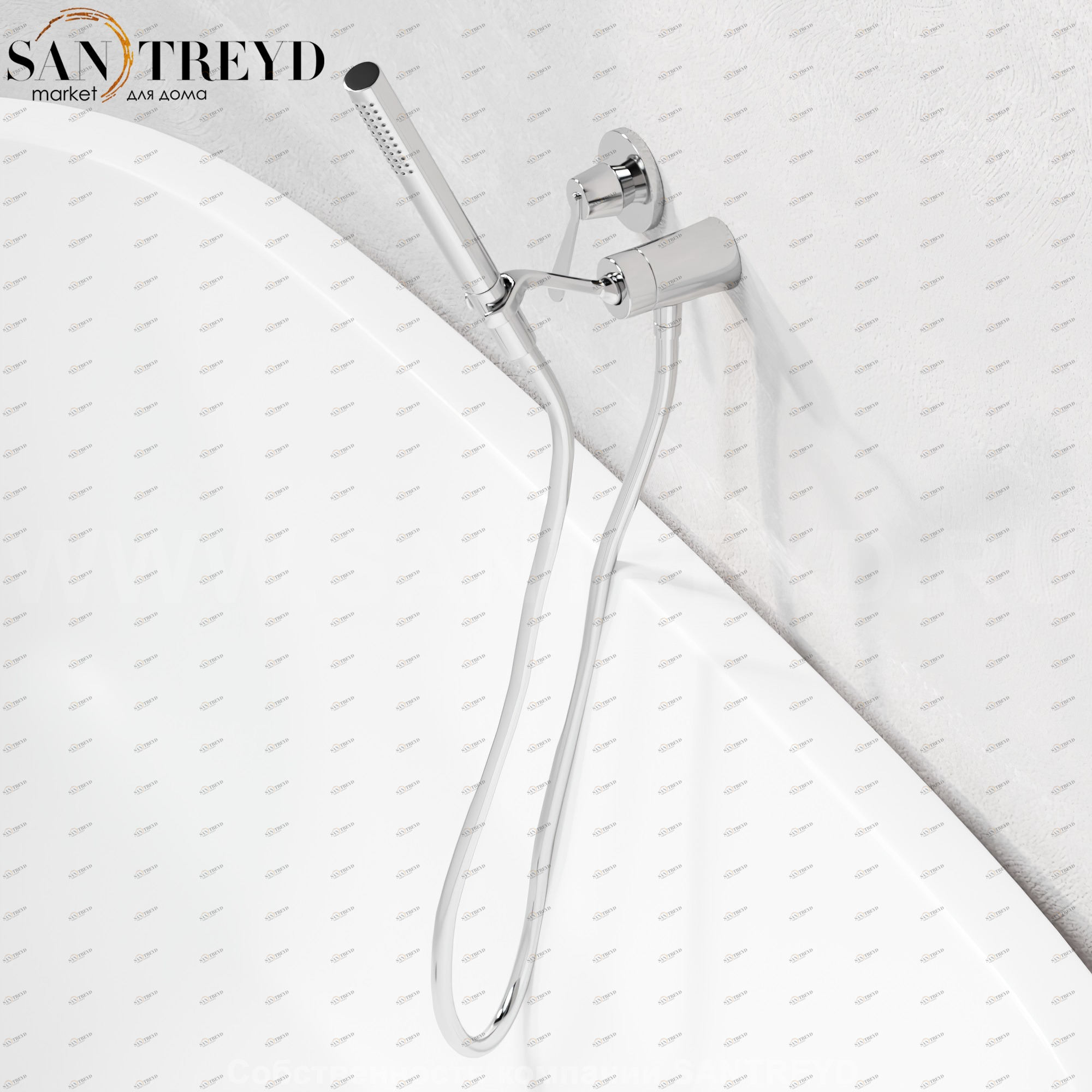 Душевая система FEZ хромированная Agape ARUB060000LS