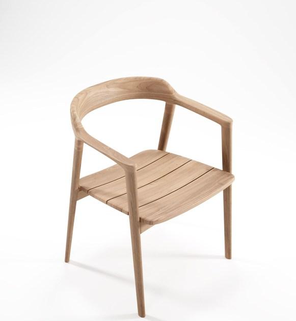 KARPENTER Стул из тика с подлокотниками Grasshopper sun-id-1438897 - Вид №3