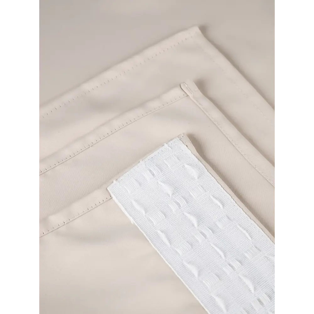 Штора на ленте блэкаут 140x270 см однотонная цвет серо-бежевый СТОЛИЦА ТЕКСТИЛЯ STLM-2190815 - Вид №3