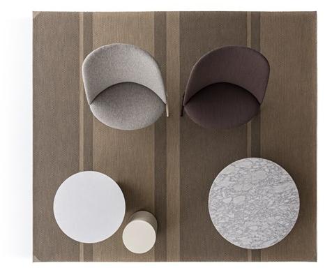 La Cividina Кресло из ткани с высокой спинкой Phar lap 1160 - Вид №4